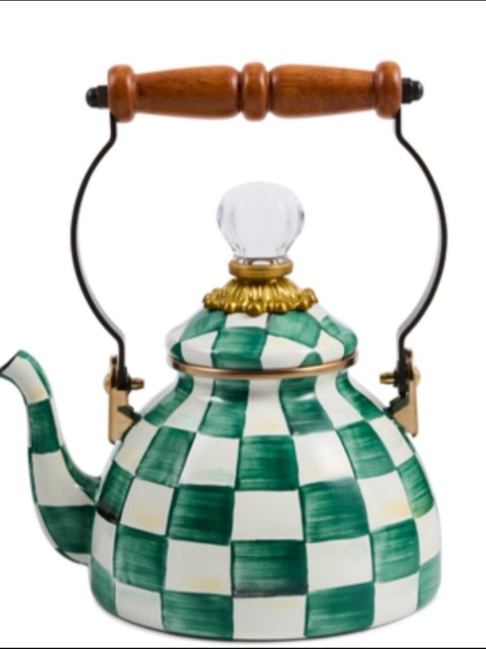 Mckenzie Childs whistling Tea Pot Brand new